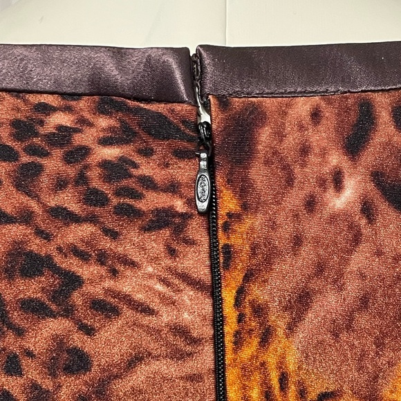 Animal print stretchy v neck retro Muu Muu size 18 - Picture 5 of 7